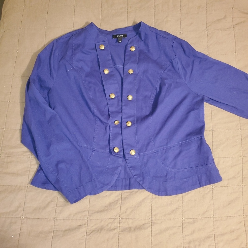 Torrid Open Front Light Weight Jacket - image 1